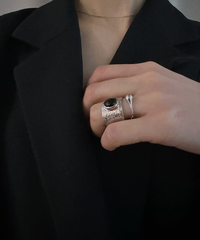 Nude"Cellule"O Chain Ring
