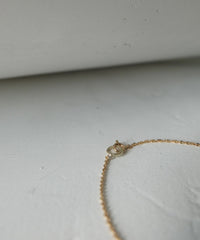 K10"Frost"Circle OV Chain Anklet