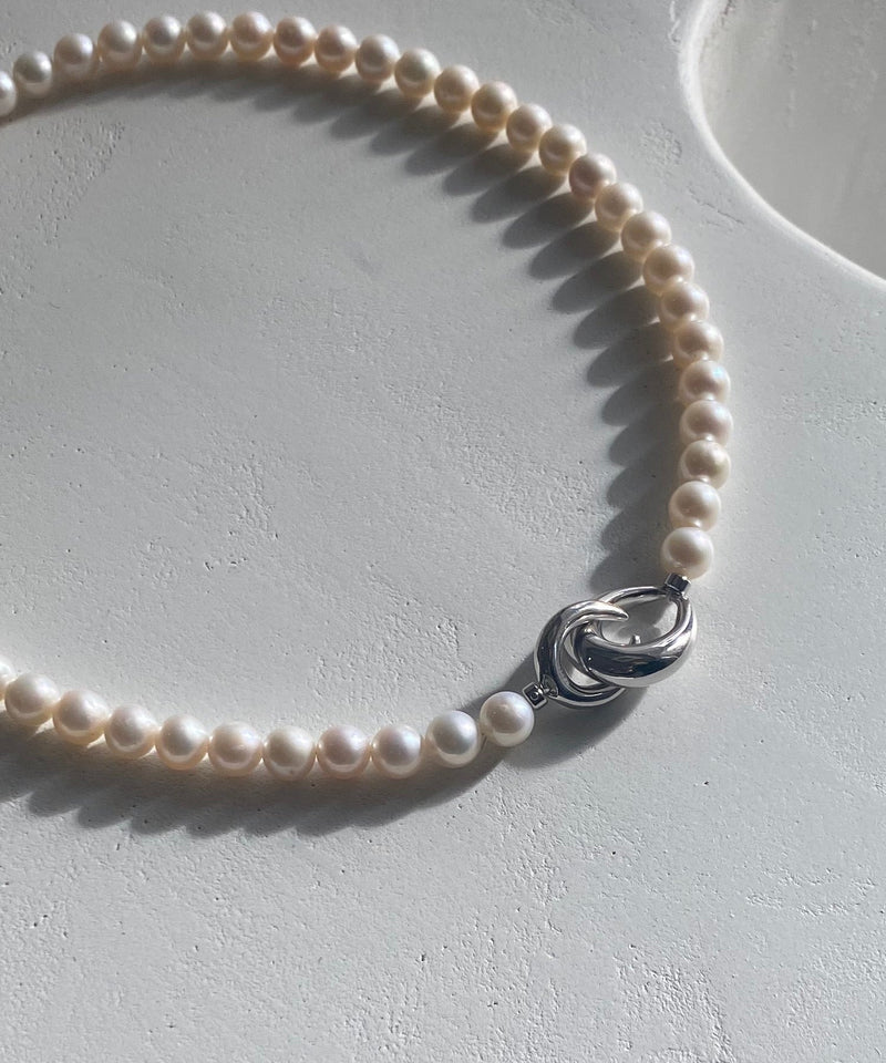 [Limited]Nude"Body"CL Pearl Necklace